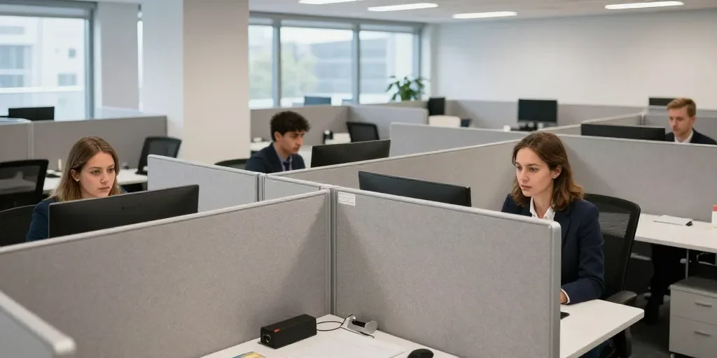 Mamparas de oficina: cómo elegir según productividad real, no solo diseño