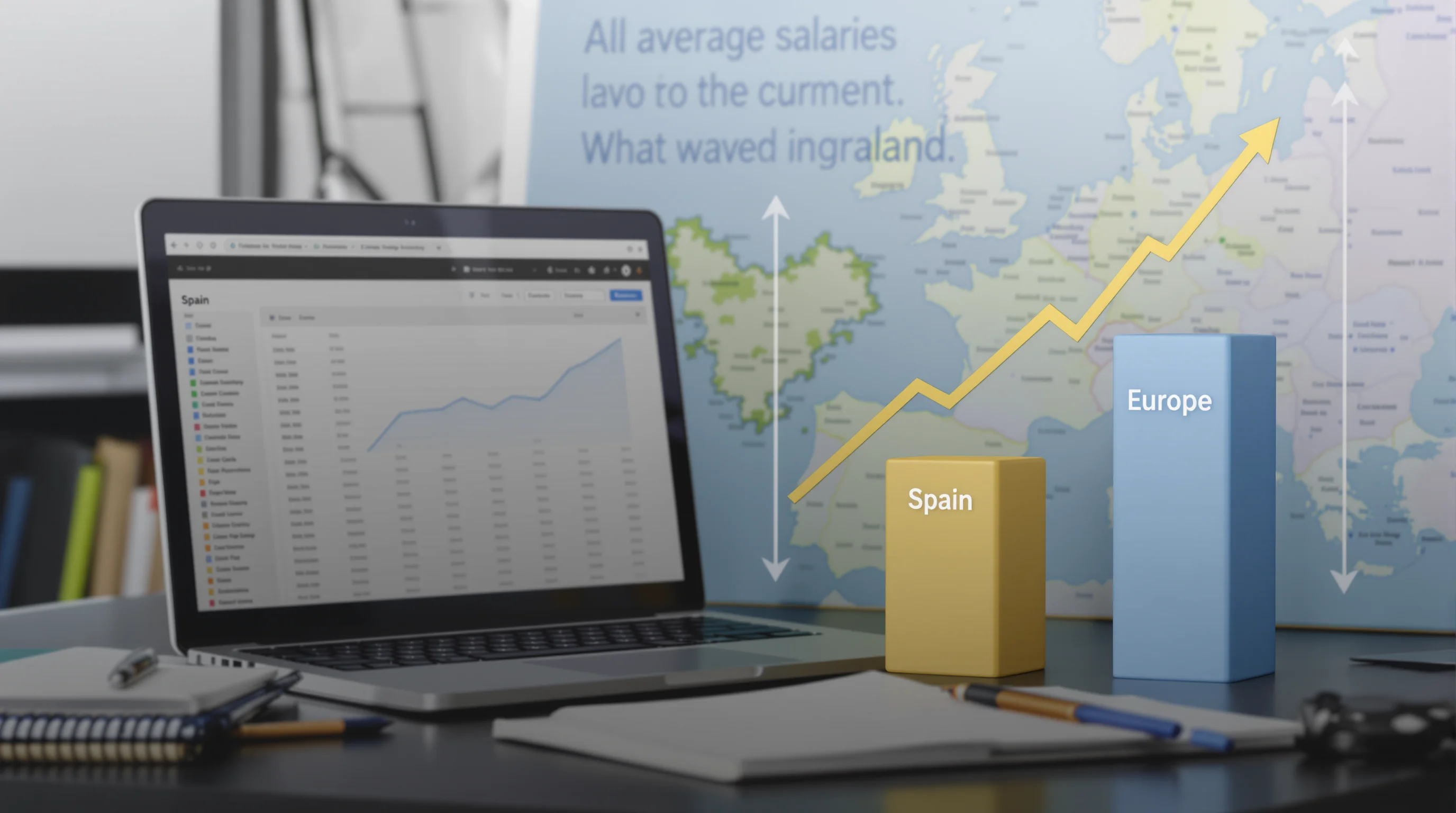 Salario medio en España: evolución y comparativa con la media europea